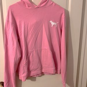Pink size large soft thin hoodie